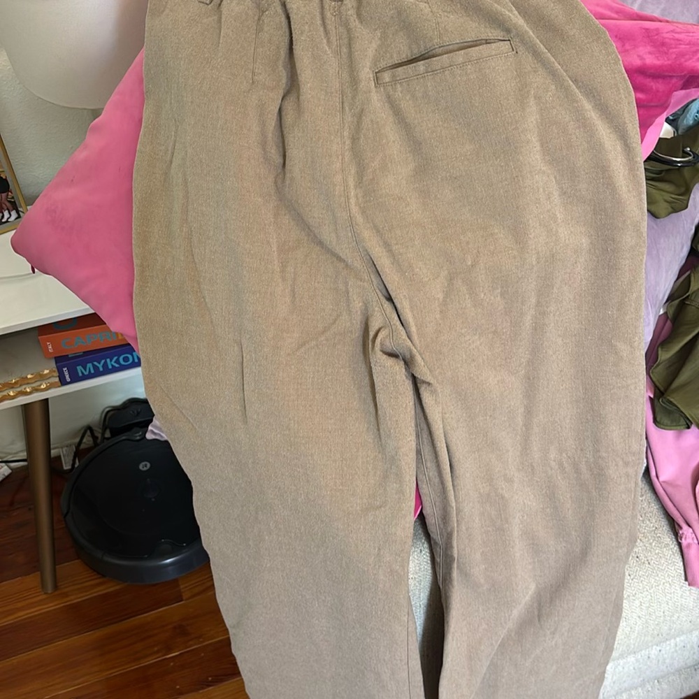 Urban Outfitters Tan Chinos with Elastic Waistband